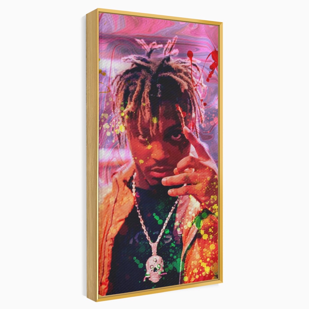 Tablou Canvas Premium LuxCanva® A1139, Juice WRLD , Jarad Anthony Higgins, Rapper, Cantaret, Culori Vibrante