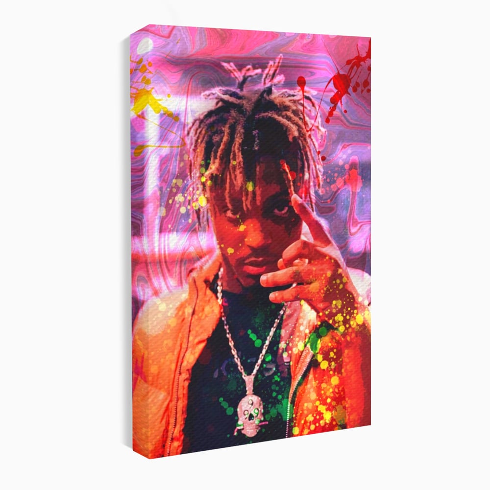 Tablou Canvas Premium LuxCanva® A1139, Juice WRLD , Jarad Anthony Higgins, Rapper, Cantaret, Culori Vibrante