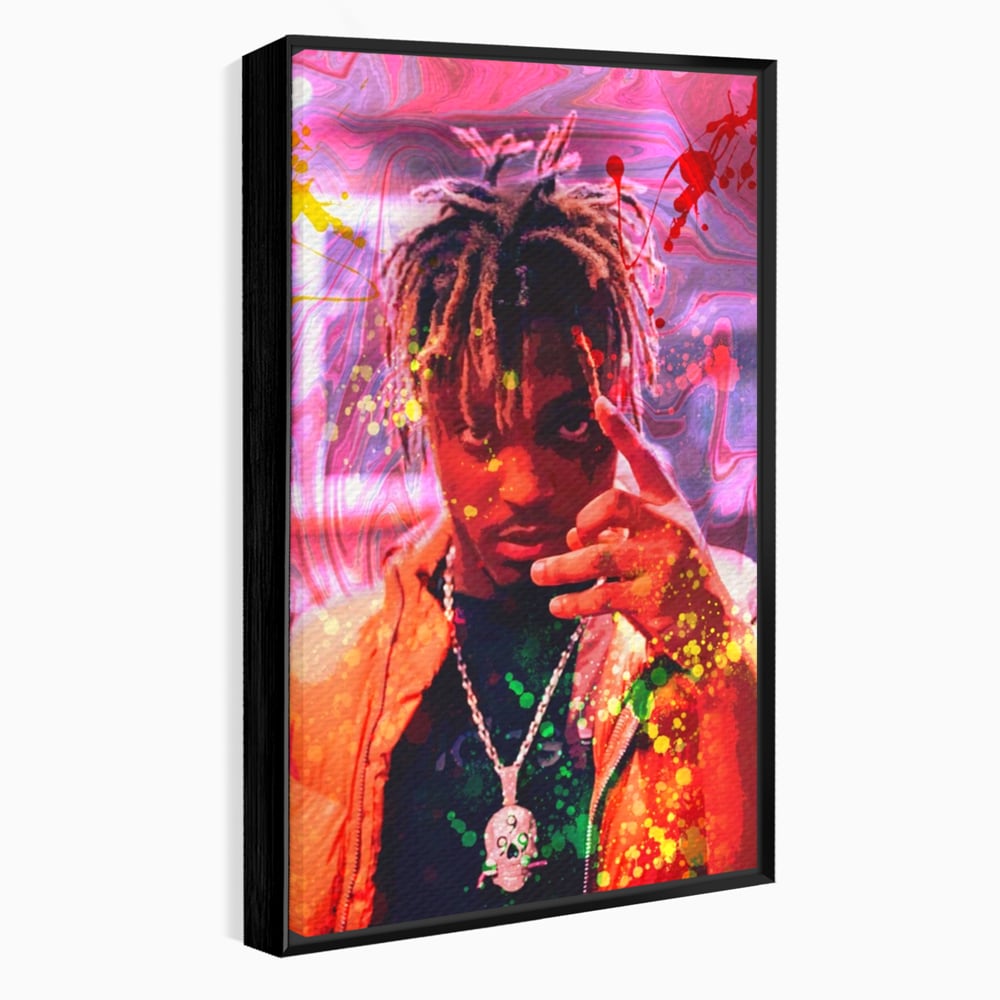 Tablou Canvas Premium LuxCanva® A1139, Juice WRLD , Jarad Anthony Higgins, Rapper, Cantaret, Culori Vibrante