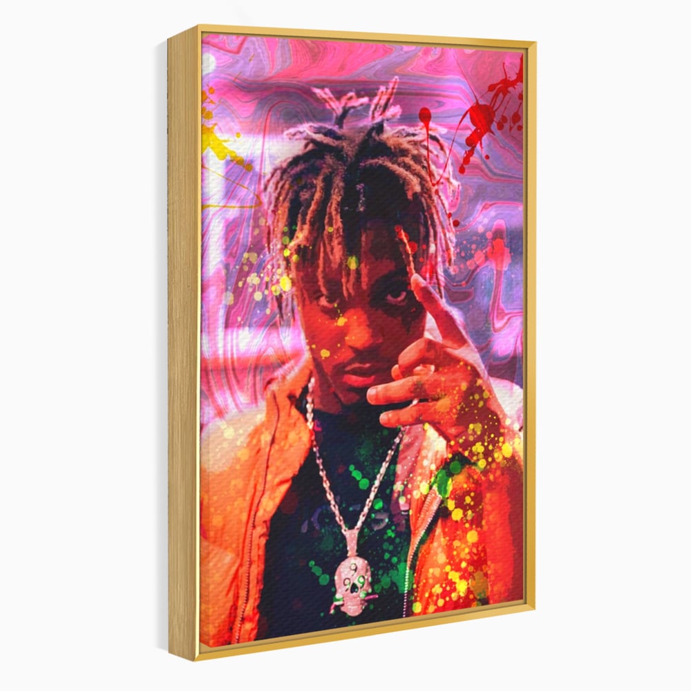 Tablou Canvas Premium LuxCanva® A1139, Juice WRLD , Jarad Anthony Higgins, Rapper, Cantaret, Culori Vibrante