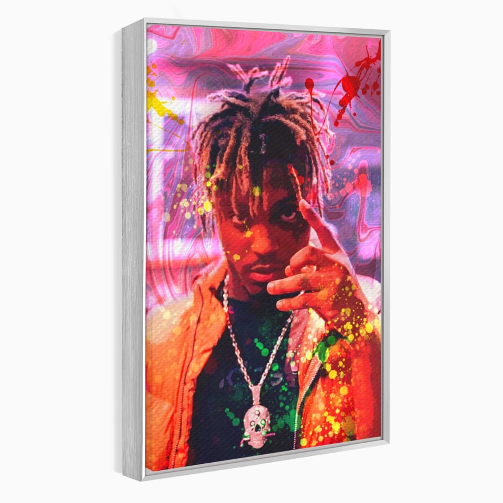 Tablou Canvas Premium LuxCanva® A1139, Juice WRLD , Jarad Anthony Higgins, Rapper, Cantaret, Culori Vibrante