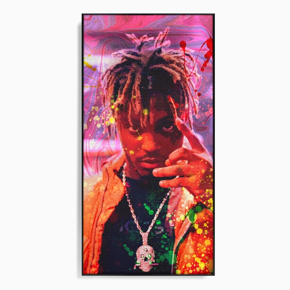 Tablou Canvas Premium LuxCanva® A1139, Juice WRLD , Jarad Anthony Higgins, Rapper, Cantaret, Culori Vibrante