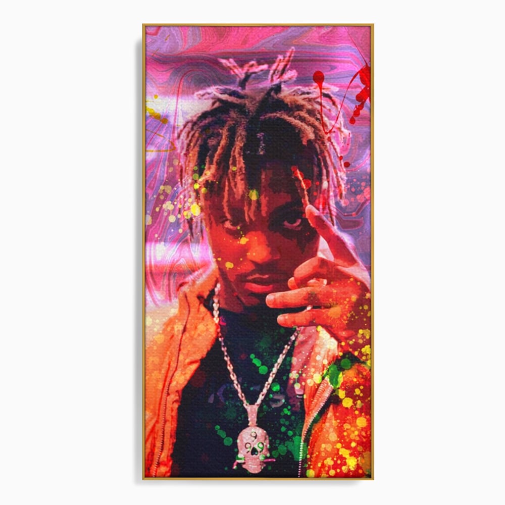 Tablou Canvas Premium LuxCanva® A1139, Juice WRLD , Jarad Anthony Higgins, Rapper, Cantaret, Culori Vibrante