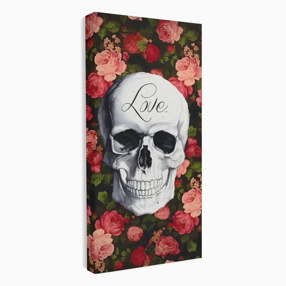 Tablou Canvas Premium LuxCanva® A1142, Love Rose , Iubire, Trandafiri, Roz, Culori Vibrante