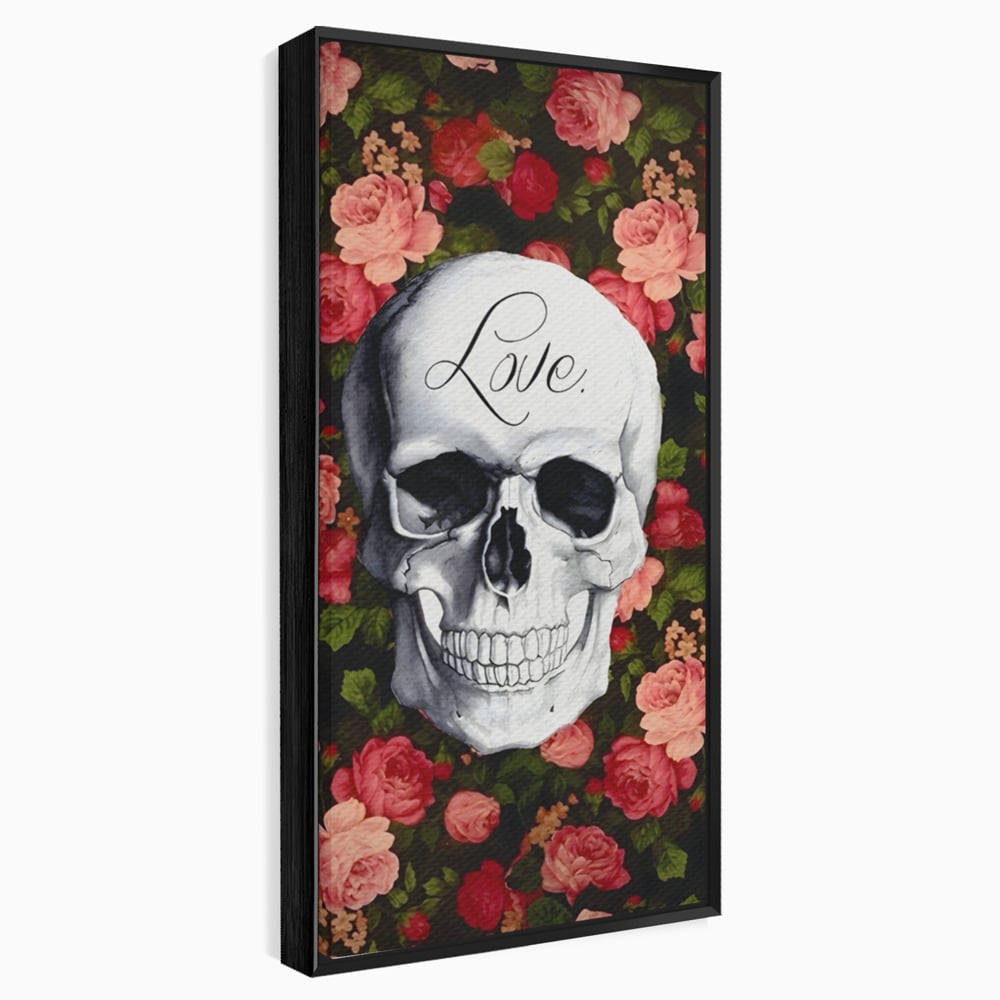 Tablou Canvas Premium LuxCanva® A1142, Love Rose , Iubire, Trandafiri, Roz, Culori Vibrante