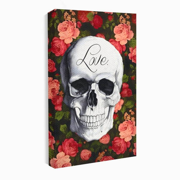 Tablou Canvas Premium LuxCanva® A1142, Love Rose , Iubire, Trandafiri, Roz, Culori Vibrante