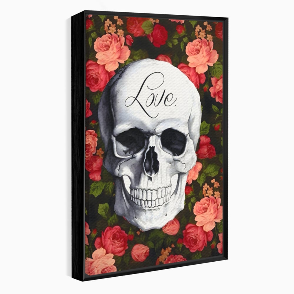 Tablou Canvas Premium LuxCanva® A1142, Love Rose , Iubire, Trandafiri, Roz, Culori Vibrante