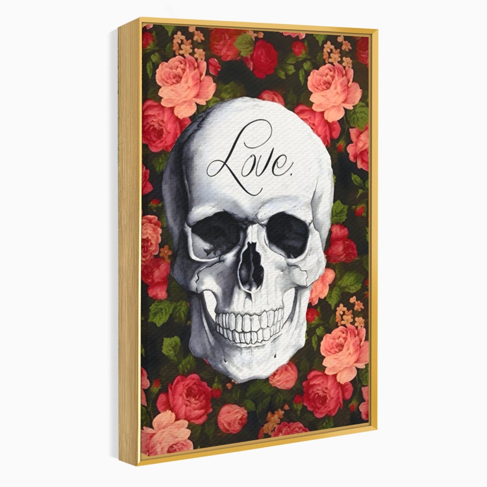 Tablou Canvas Premium LuxCanva® A1142, Love Rose , Iubire, Trandafiri, Roz, Culori Vibrante