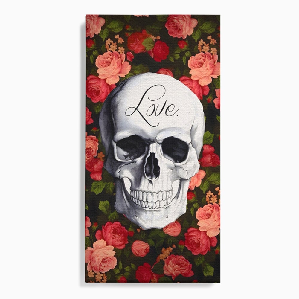 Tablou Canvas Premium LuxCanva® A1142, Love Rose , Iubire, Trandafiri, Roz, Culori Vibrante