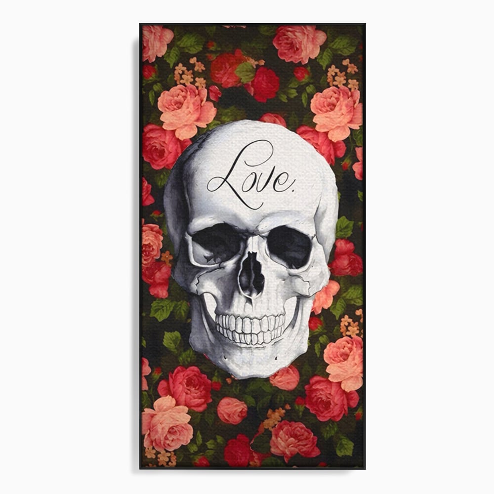 Tablou Canvas Premium LuxCanva® A1142, Love Rose , Iubire, Trandafiri, Roz, Culori Vibrante