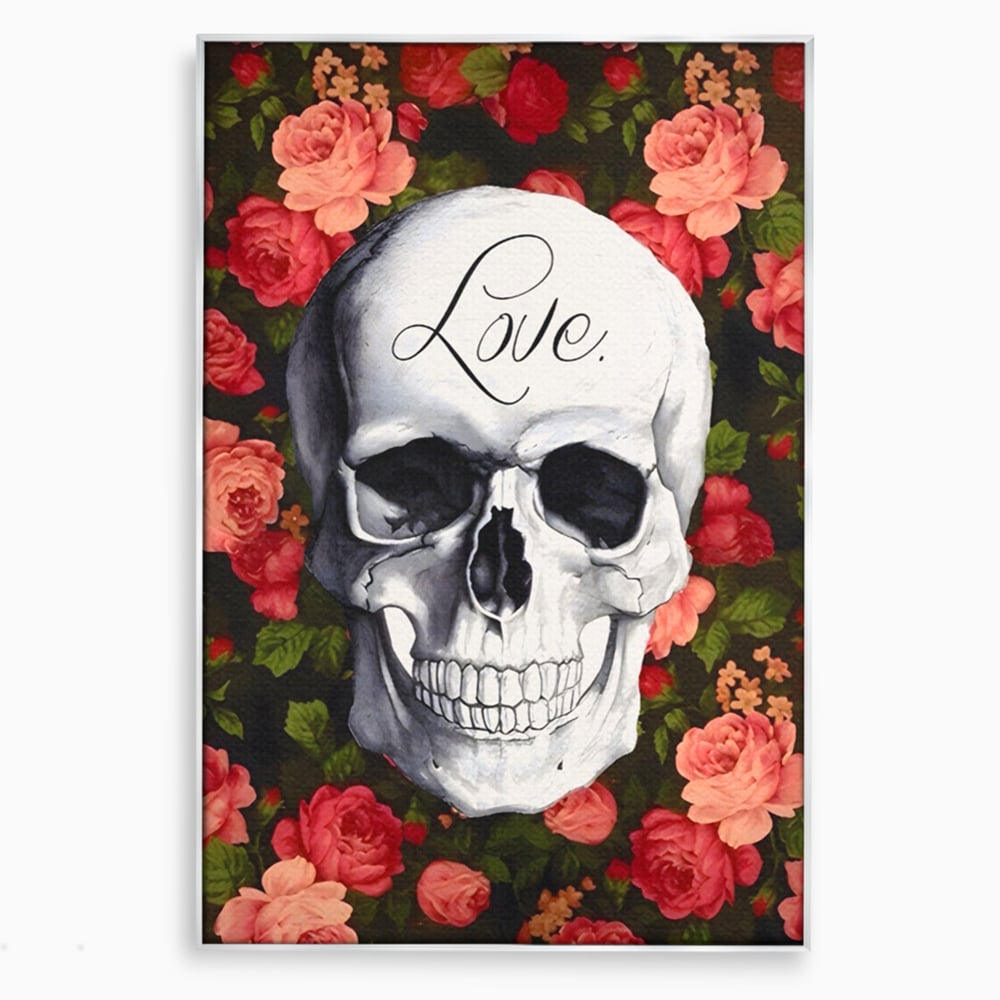 Tablou Canvas Premium LuxCanva® A1142, Love Rose , Iubire, Trandafiri, Roz, Culori Vibrante