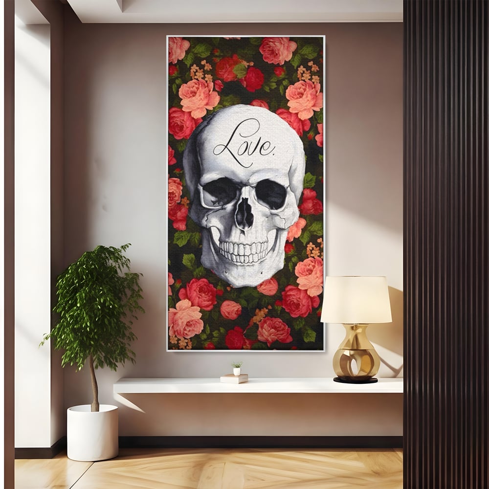 Tablou Canvas Premium LuxCanva® A1142, Love Rose , Iubire, Trandafiri, Roz, Culori Vibrante