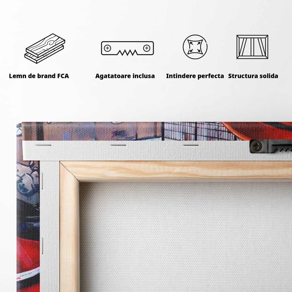 Canvas Premium Canvas Board, LuxCanva® A1143, Nike Air, Ball, Basketball, Jordan, lebendige Farben