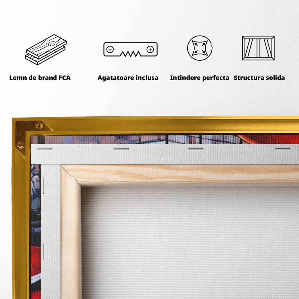 Canvas Premium Canvas Board, LuxCanva® A1143, Nike Air, Ball, Basketball, Jordan, lebendige Farben