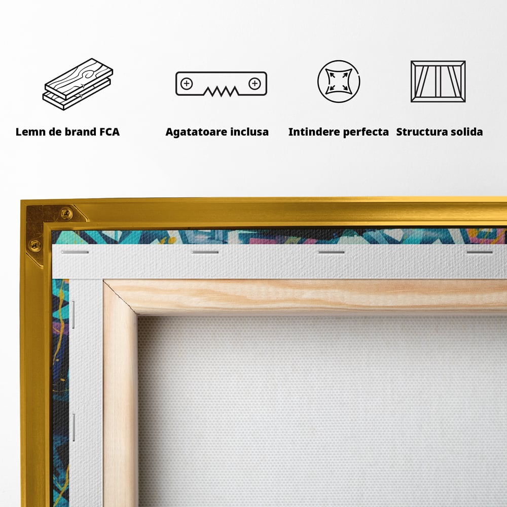 Tablou Canvas Premium LuxCanva® A1145, Djadja & Dinaz ,  Hip Hop, Muzica, Rapper, Culori Vibrante