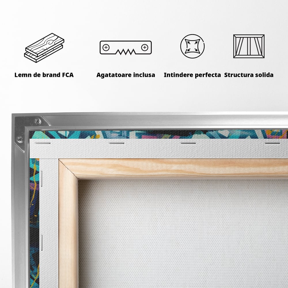 Tablou Canvas Premium LuxCanva® A1145, Djadja & Dinaz ,  Hip Hop, Muzica, Rapper, Culori Vibrante