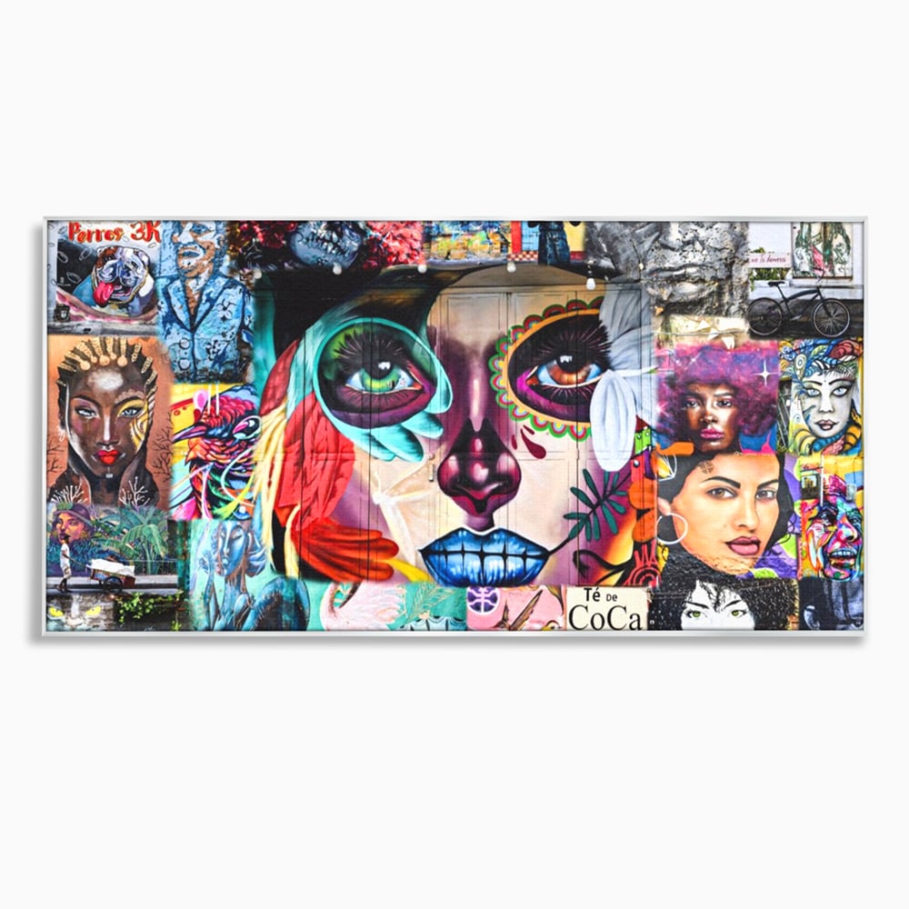 Leinwandbilder Premium LuxCanva® A1150, Medellin Kunst , Dekorativ, Urban Art, Graffiti, Menschen, Lebendige Farben
