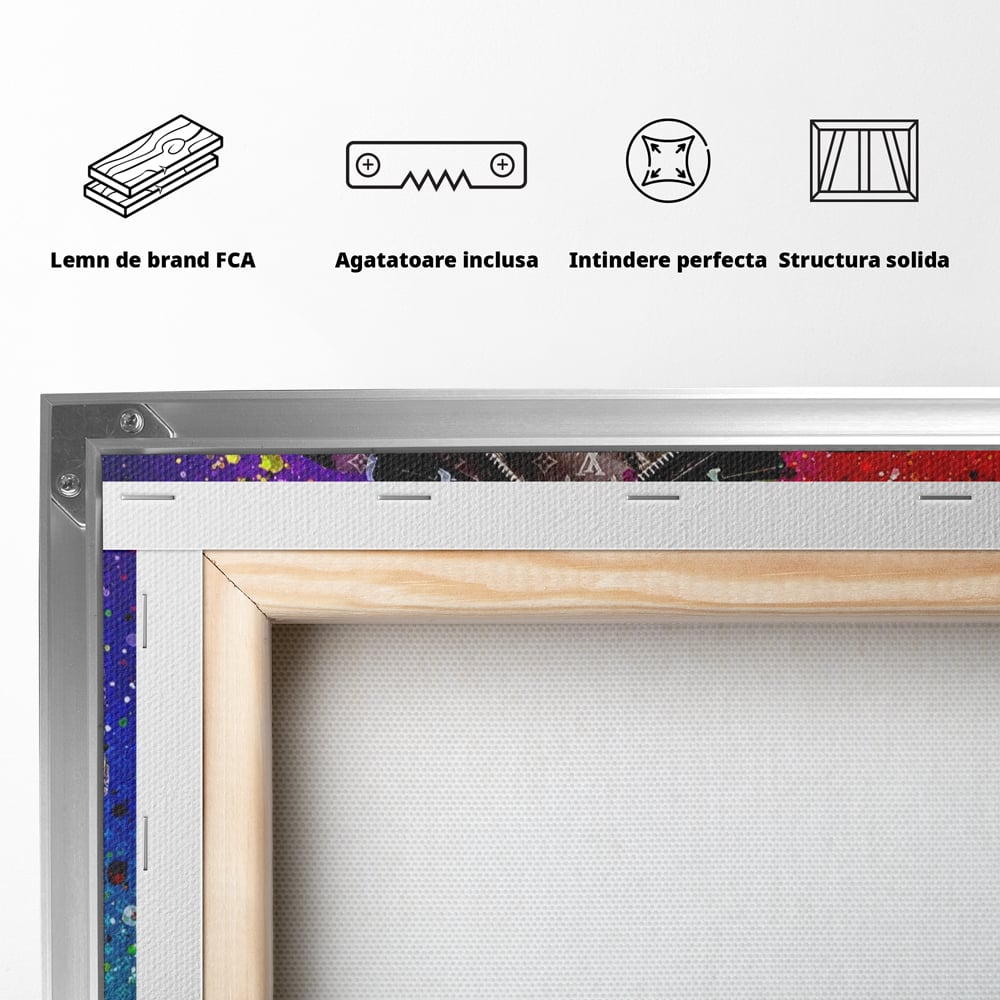 Tablou Canvas Premium LuxCanva® A1151, Dollars Bag , Decorativ, Bani, Geanta, USD, Culori Vibrante