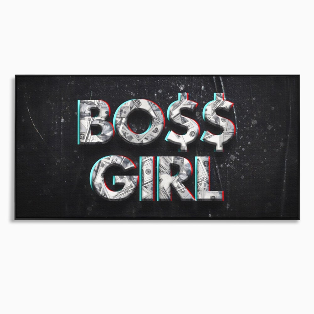 Tablou Canvas Premium LuxCanva® A1152, Boss Girl , Decorativ, TeamLeader, Motivational, Culori Vibrante