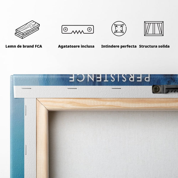 Tablou Canvas Premium LuxCanva® A1155, Ice Island , Motivational, Succes, Culori Vibrante