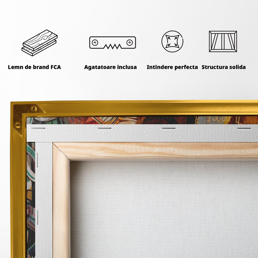 Tablou Canvas Premium LuxCanva® A1156, Freddie Mercury , Rock Queen, Muzician, Cantaret, Artisit, Culori Vibrante