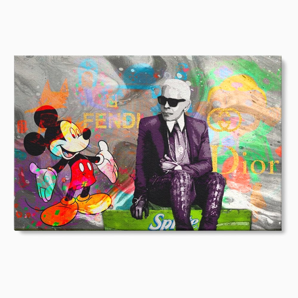 Tablou Canvas Premium, LuxCanva® A1160, Mickey Friends, Disney, Desene Animate, Motivational, Culori Vibrante