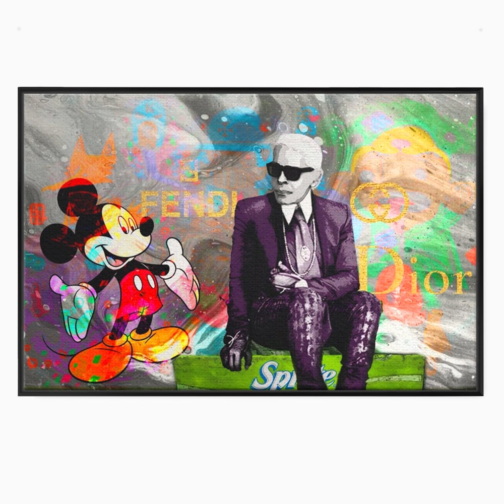 Tablou Canvas Premium, LuxCanva® A1160, Mickey Friends, Disney, Desene Animate, Motivational, Culori Vibrante