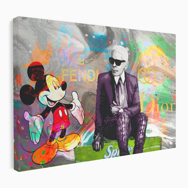 Tablou Canvas Premium, LuxCanva® A1160, Mickey Friends, Disney, Desene Animate, Motivational, Culori Vibrante