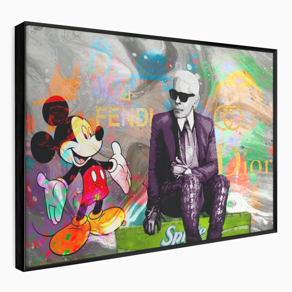 Tablou Canvas Premium, LuxCanva® A1160, Mickey Friends, Disney, Desene Animate, Motivational, Culori Vibrante