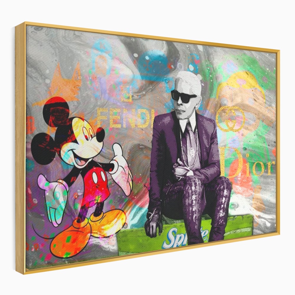 Tablou Canvas Premium, LuxCanva® A1160, Mickey Friends, Disney, Desene Animate, Motivational, Culori Vibrante