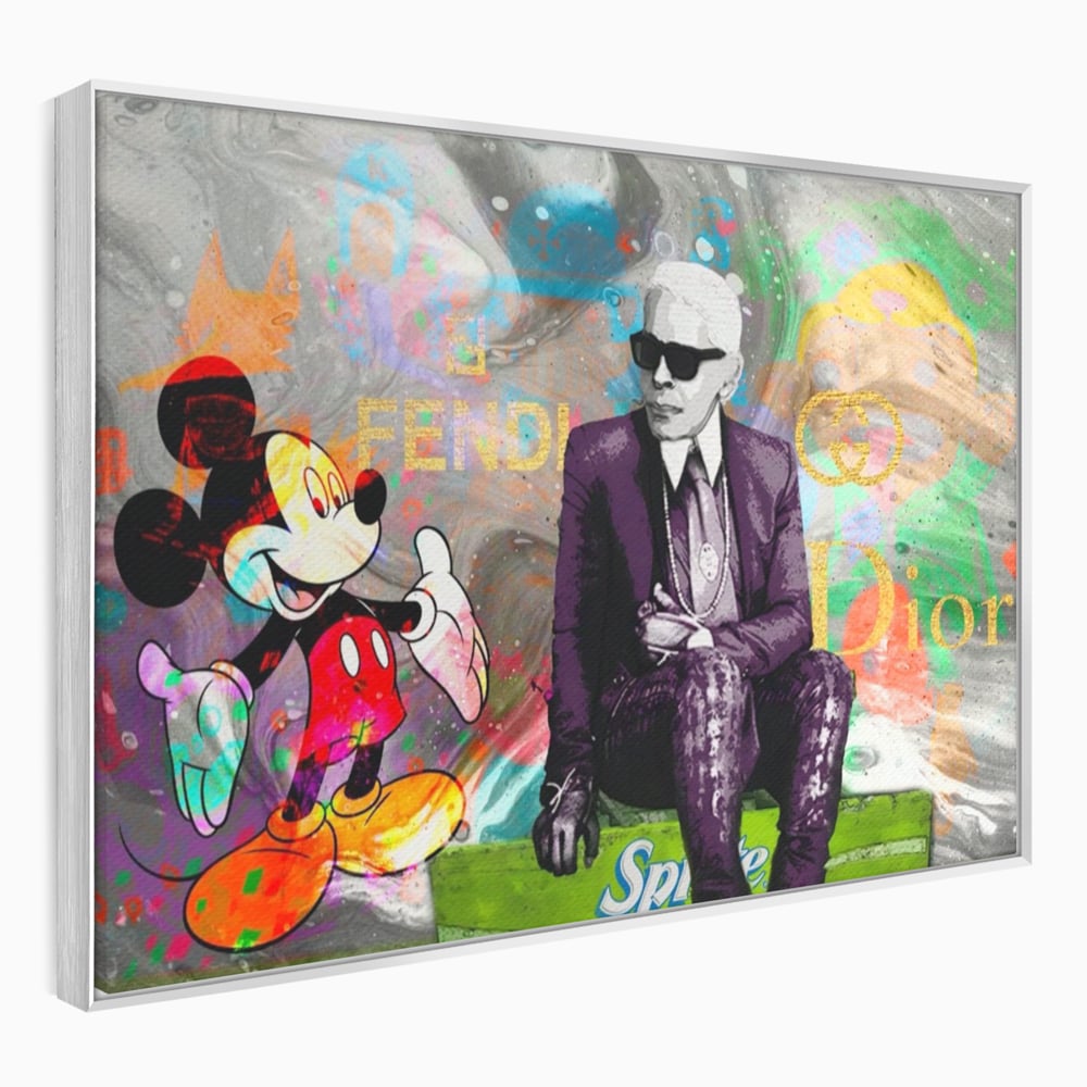 Tablou Canvas Premium, LuxCanva® A1160, Mickey Friends, Disney, Desene Animate, Motivational, Culori Vibrante