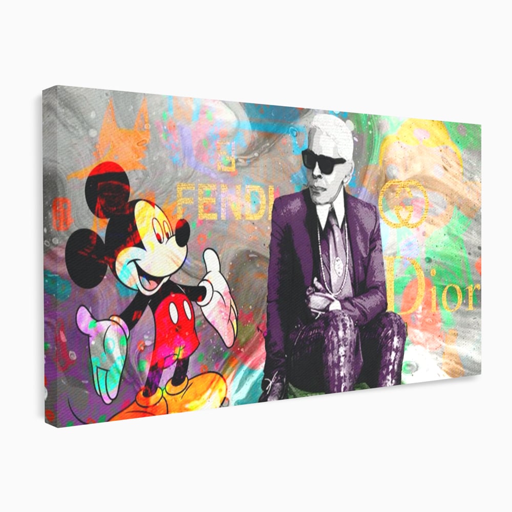 Tablou Canvas Premium, LuxCanva® A1160, Mickey Friends, Disney, Desene Animate, Motivational, Culori Vibrante