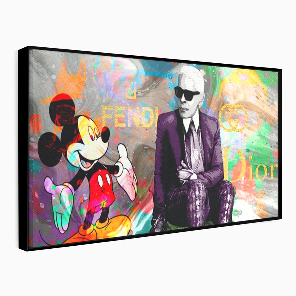 Tablou Canvas Premium, LuxCanva® A1160, Mickey Friends, Disney, Desene Animate, Motivational, Culori Vibrante