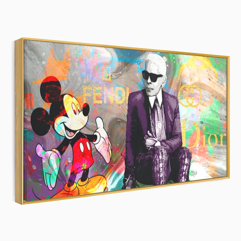 Tablou Canvas Premium, LuxCanva® A1160, Mickey Friends, Disney, Desene Animate, Motivational, Culori Vibrante
