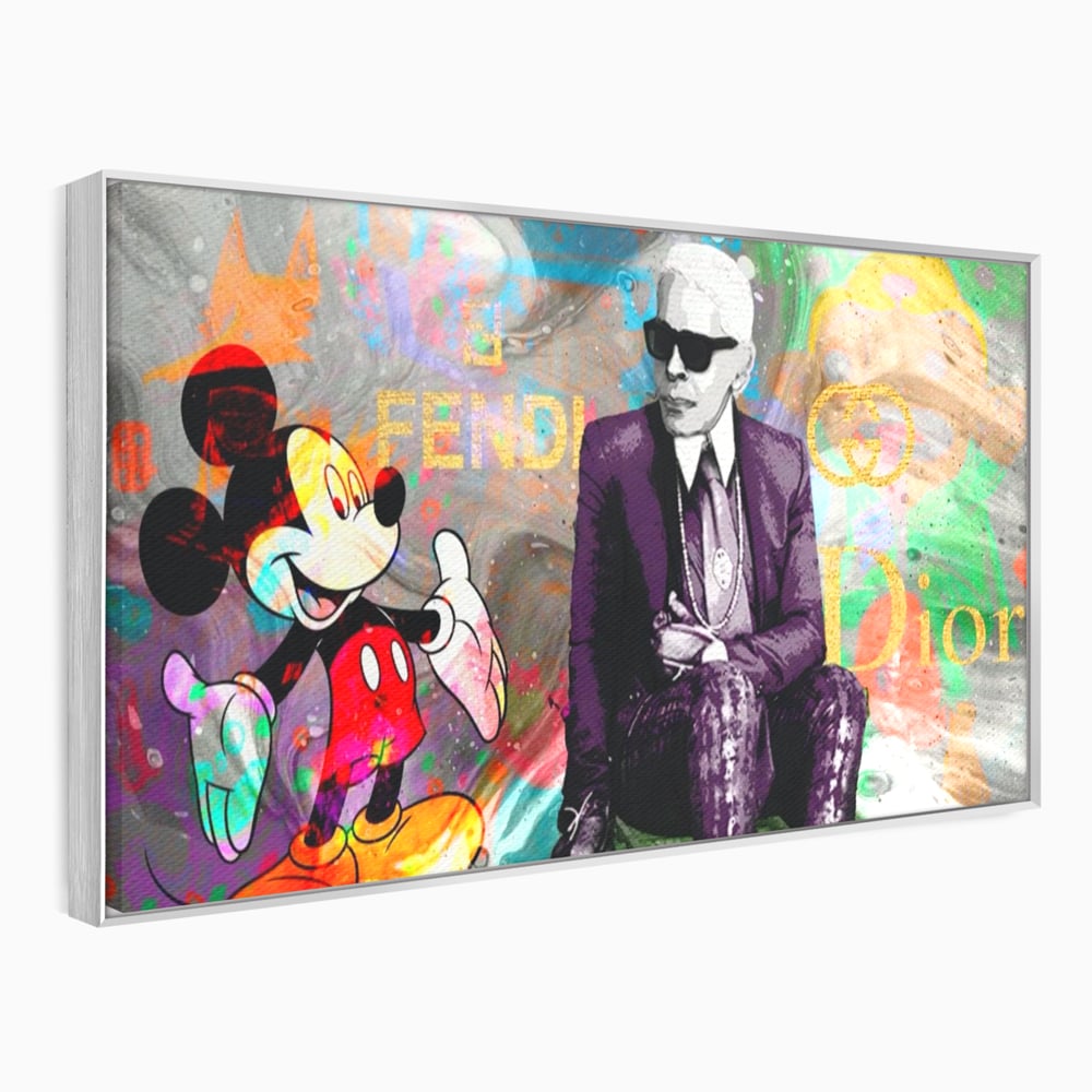 Tablou Canvas Premium, LuxCanva® A1160, Mickey Friends, Disney, Desene Animate, Motivational, Culori Vibrante