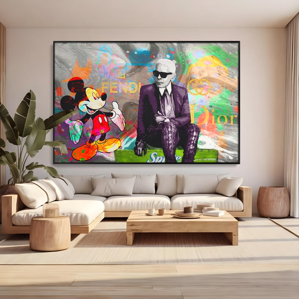 Tablou Canvas Premium, LuxCanva® A1160, Mickey Friends, Disney, Desene Animate, Motivational, Culori Vibrante