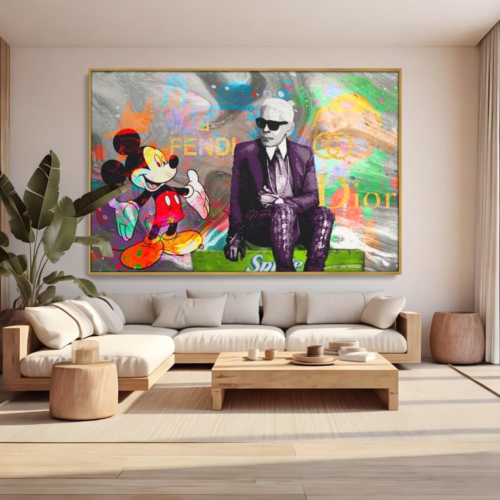 Tablou Canvas Premium, LuxCanva® A1160, Mickey Friends, Disney, Desene Animate, Motivational, Culori Vibrante