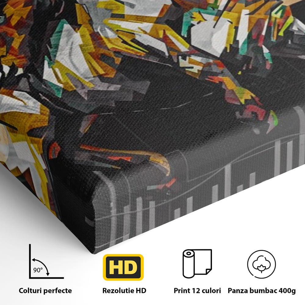 Leinwandbilder Premium LuxCanva® A1161, Börse, Bullenmarkt, Bärenmarkt, Finanzen, Motivierend, Lebendige Farben