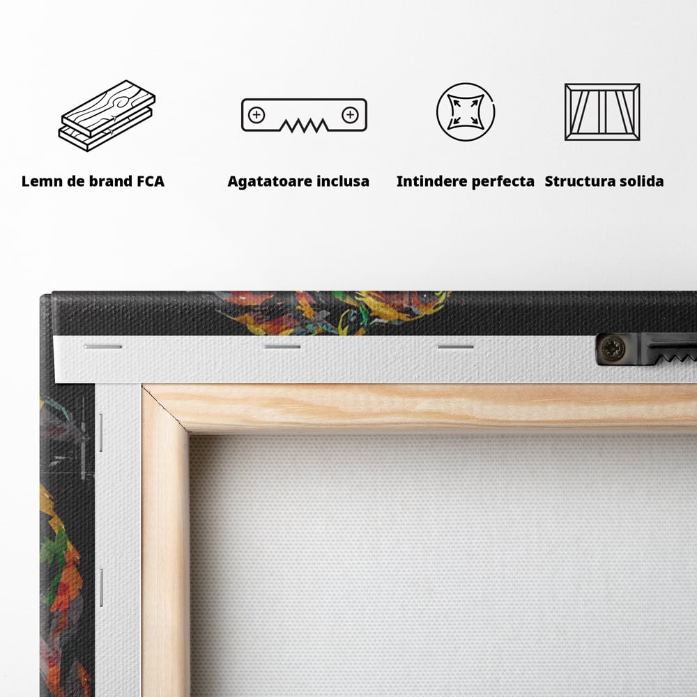 Leinwandbilder Premium LuxCanva® A1161, Börse, Bullenmarkt, Bärenmarkt, Finanzen, Motivierend, Lebendige Farben