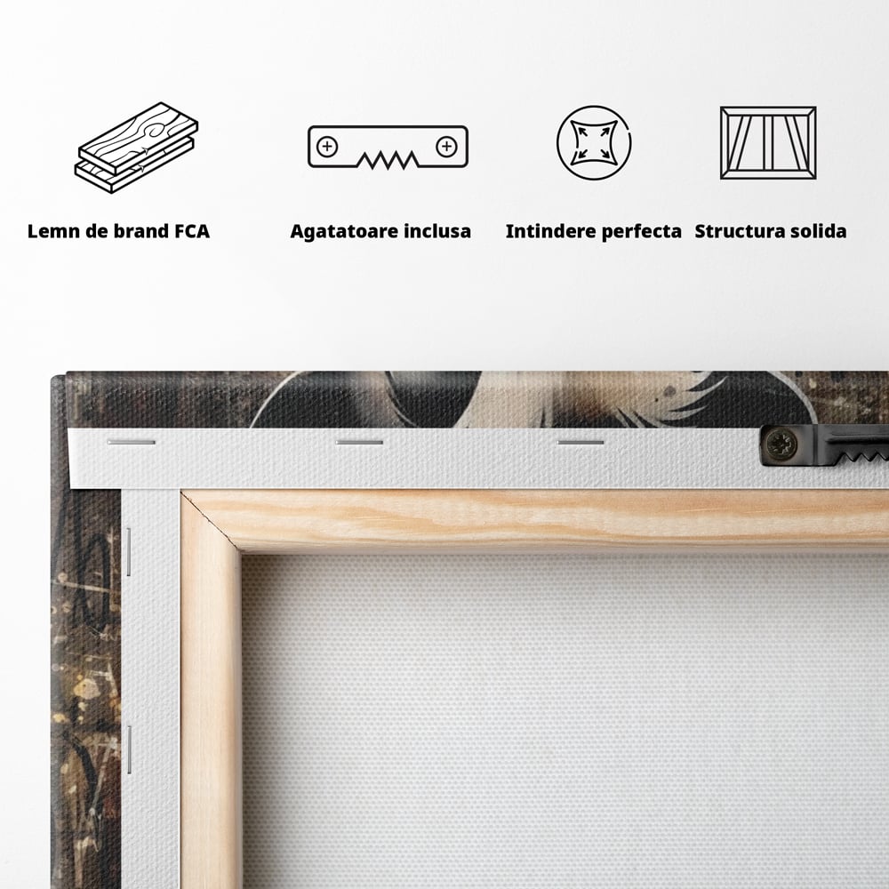Leinwand Wandkunst Leinwand Wandkunst Premium LuxCanva® A1169, Muss lustig sein, Dekorativ, Wohnen, Dagobert Duck, Cartoons, Schlafzimmer, Kräftige Farben