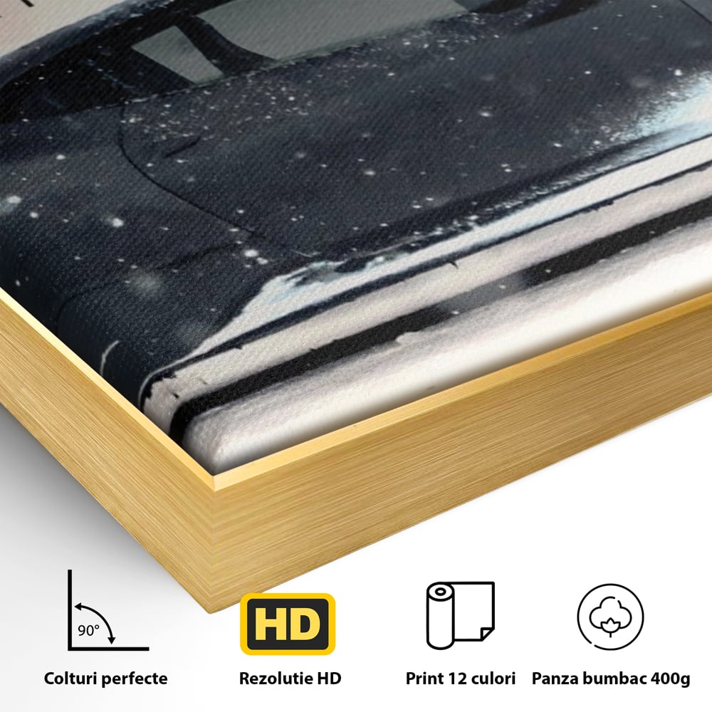 Leinwandbilder Premium LuxCanva® A1170, No Risk No Rari , Motivierend, Wohnen, Leben, Auto, Ferrari, Ferrari, Schlafzimmer, Leuchtende Farben