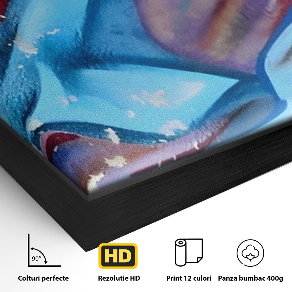 Tablou Canvas Premium LuxCanva® A1174, Colorful Graffiti ,Graffiti, Multicolor, Birou, Culori Vibrante