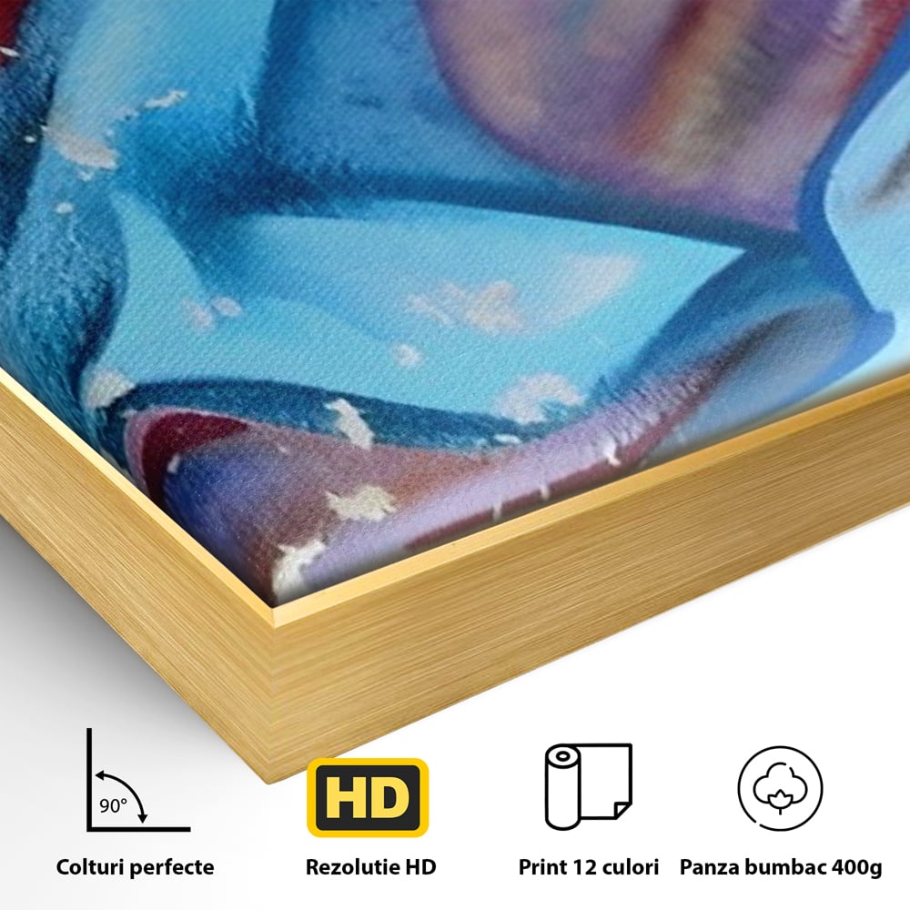 Tablou Canvas Premium LuxCanva® A1174, Colorful Graffiti ,Graffiti, Multicolor, Birou, Culori Vibrante