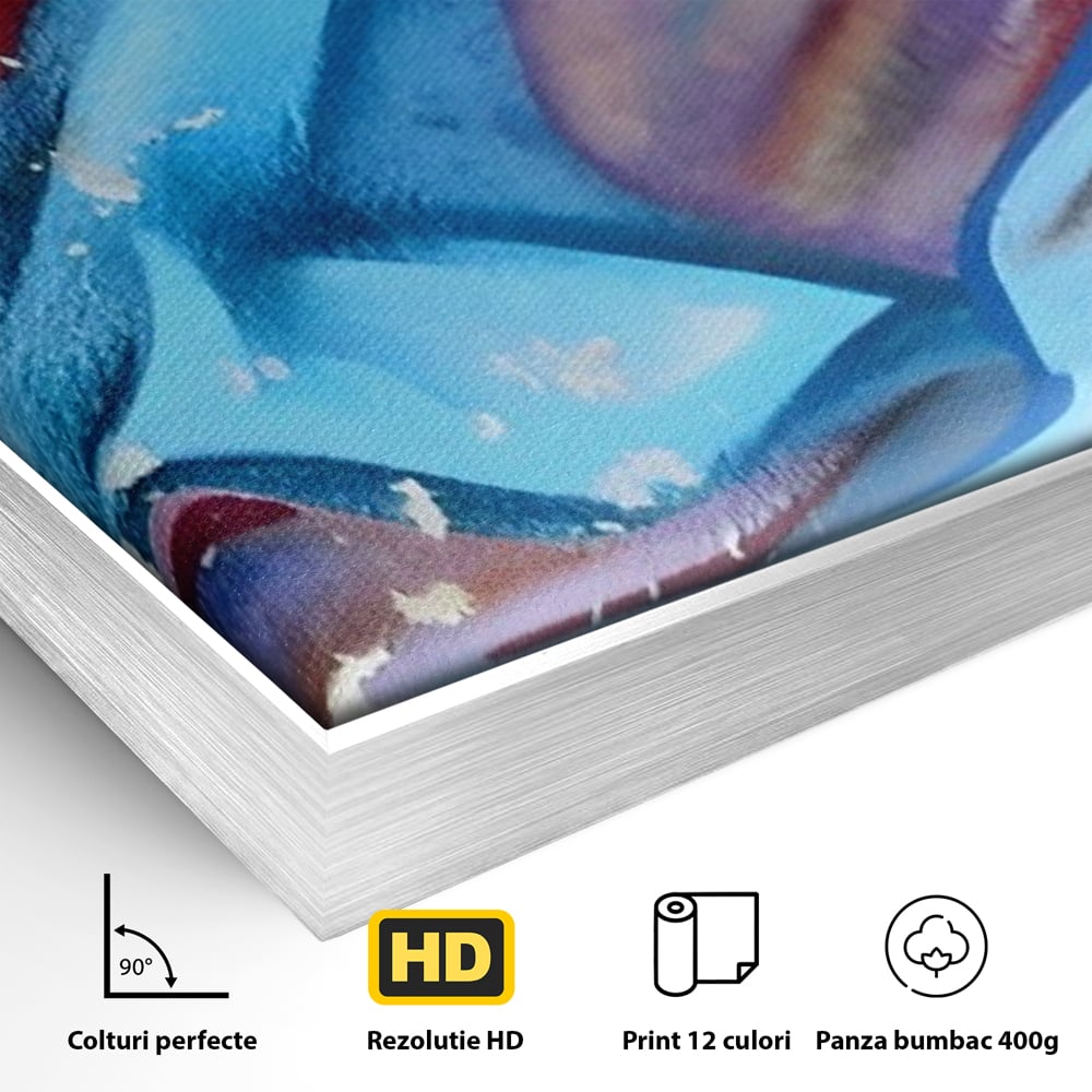 Tablou Canvas Premium LuxCanva® A1174, Colorful Graffiti ,Graffiti, Multicolor, Birou, Culori Vibrante