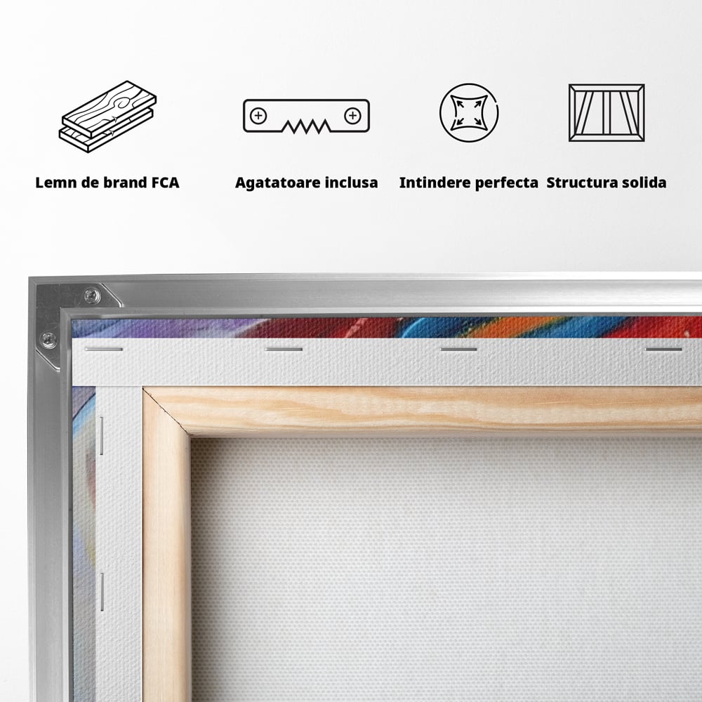 Tablou Canvas Premium LuxCanva® A1174, Colorful Graffiti ,Graffiti, Multicolor, Birou, Culori Vibrante