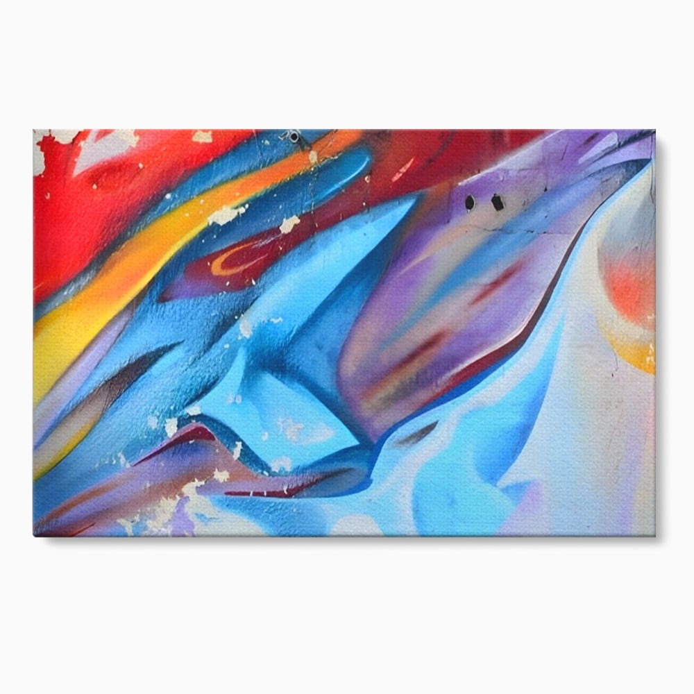 Tablou Canvas Premium LuxCanva® A1174, Colorful Graffiti ,Graffiti, Multicolor, Birou, Culori Vibrante