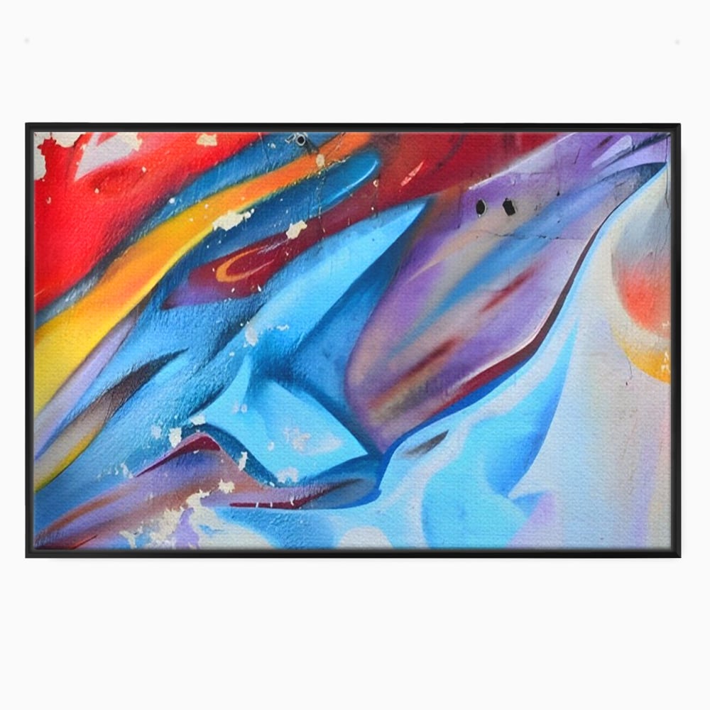 Tablou Canvas Premium LuxCanva® A1174, Colorful Graffiti ,Graffiti, Multicolor, Birou, Culori Vibrante