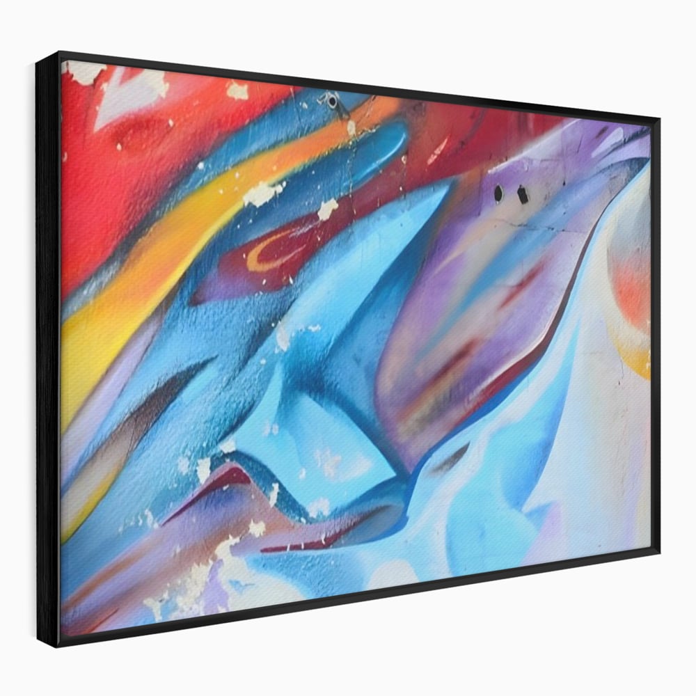 Tablou Canvas Premium LuxCanva® A1174, Colorful Graffiti ,Graffiti, Multicolor, Birou, Culori Vibrante