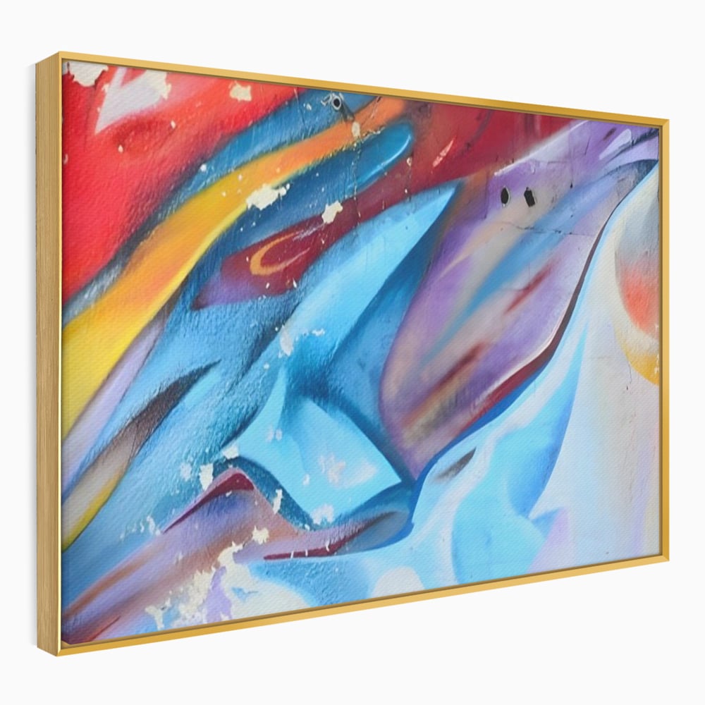 Tablou Canvas Premium LuxCanva® A1174, Colorful Graffiti ,Graffiti, Multicolor, Birou, Culori Vibrante