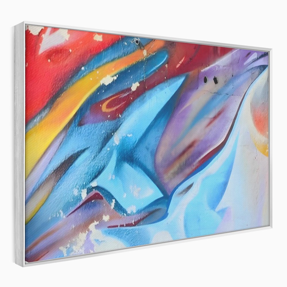 Tablou Canvas Premium LuxCanva® A1174, Colorful Graffiti ,Graffiti, Multicolor, Birou, Culori Vibrante